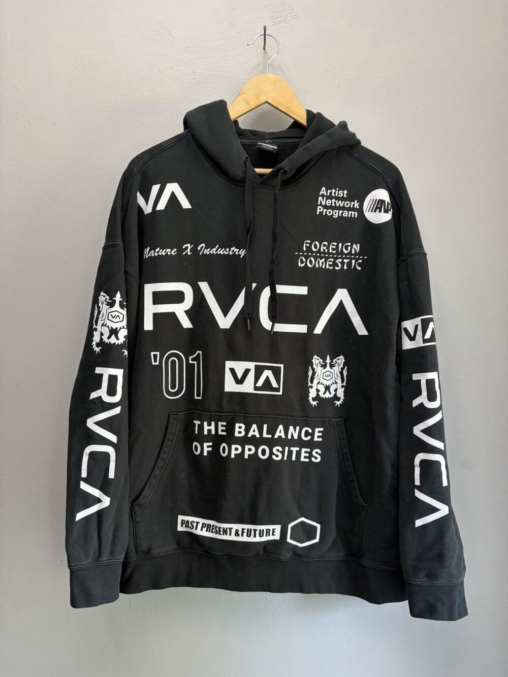 RVCA Hoodie Jiu Jitsu BJJ MMA World Welterweight Champion Rare XL (0078)